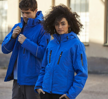 Clique Sparta Ladies Padded Softshell Jacket, Removable Hood & Snow Lock, WP 5000mm. S-3XL - Winter Jacket - Logo Free Clothing