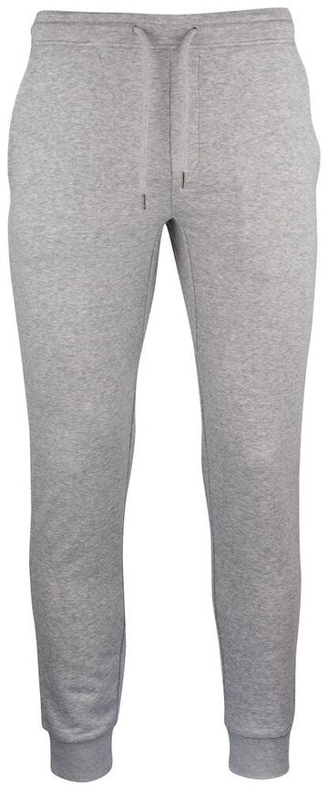Clique Premium Organic Cotton Mens Joggers | CVC French Terry Lounge Wear | 3 Colours | XS-3XL - Trousers - Logo Free Clothing