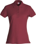 Clique Basic Ladies Polo Shirt | Cotton Polo Top | Flat Knit Collar | 16 Colours | XS-2XL - Polo Shirt - Logo Free Clothing