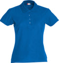 Clique Basic Ladies Polo Shirt | Cotton Polo Top | Flat Knit Collar | 16 Colours | XS-2XL - Polo Shirt - Logo Free Clothing