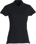Clique Basic Ladies Polo Shirt | Cotton Polo Top | Flat Knit Collar | 16 Colours | XS-2XL - Polo Shirt - Logo Free Clothing