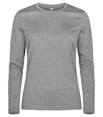 Clique Basic Active Long Sleeve Top | Ladies Activewear T-Shirt | Spun Dyed | 2 Colours | XS-2XL - Tee Shirt - Logo Free Clothing