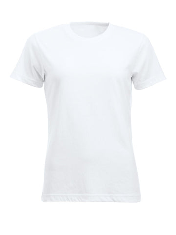Clique Classic Ladies T-Shirt | Ringspun Cotton | Pre-Shrunk | 16 Colours | XS-2XL - Tee Shirt - Logo Free Clothing