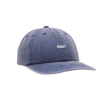 Pigment Lowercase 6 Panel Strapback (Pigment Navy)