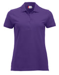 Clique Marion Ladies Short Sleeve Polo Shirt Medium Weight. 17 Colours. XS-2XL. - Polo Shirt - Logo Free Clothing