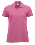 Clique Marion Ladies Short Sleeve Polo Shirt Medium Weight. 17 Colours. XS-2XL. - Polo Shirt - Logo Free Clothing