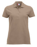 Clique Marion Ladies Short Sleeve Polo Shirt Medium Weight. 17 Colours. XS-2XL. - Polo Shirt - Logo Free Clothing