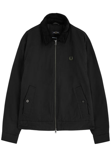 Fred Perry Cotton Caban Jacket (Black)