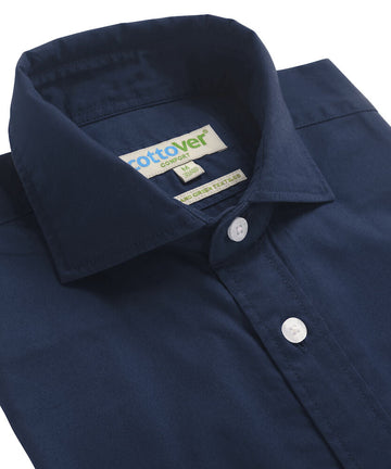 Cottover Twill Shirt | Mens Comfort Fit | GOTS | Organic Cotton | 4 Colours | XS-3XL - Shirt - Logo Free Clothing