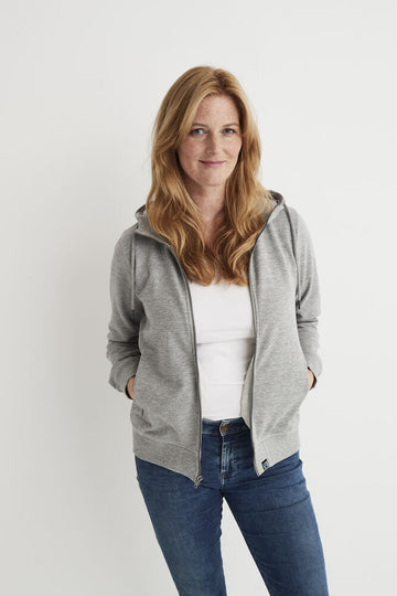 Cottover Ladies Heavyweight Zip-Up Hoodie | GOTS | French Terry Organic Cotton | XS-2XL - Hoodie - Logo Free Clothing