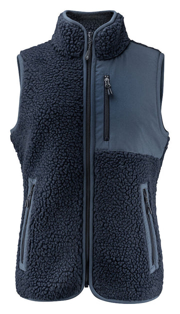 James Harvest Kingsley Ladies Sherpa Fleece Gilet | Super Heavyweight Body Warmer | 3 Colours | XS-2XL - Gilet - Logo Free Clothing
