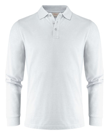James Harvest Surf Pro Mens Polo Shirt | Long Sleeve | Organic | Recycled | 7 Colours | S-5XL - Polo Shirt - Logo Free Clothing