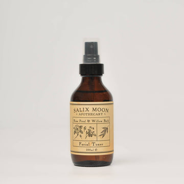 Rose Water and Willow Bark Facial Toner | Restorative: Spray atomiser