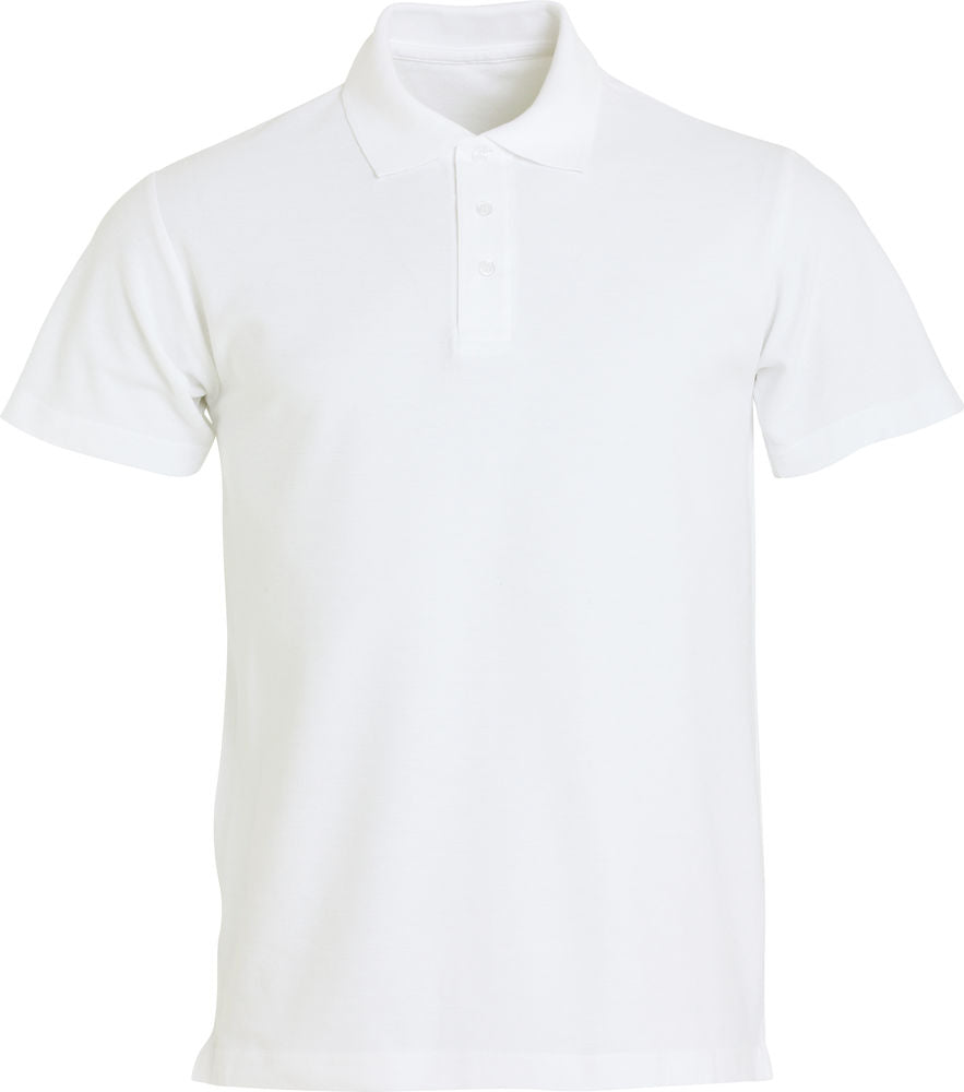 Clique Basic Polo. Mens Cotton Polo shirt. 13 Colours. S-4XL - Polo Shirt - Logo Free Clothing