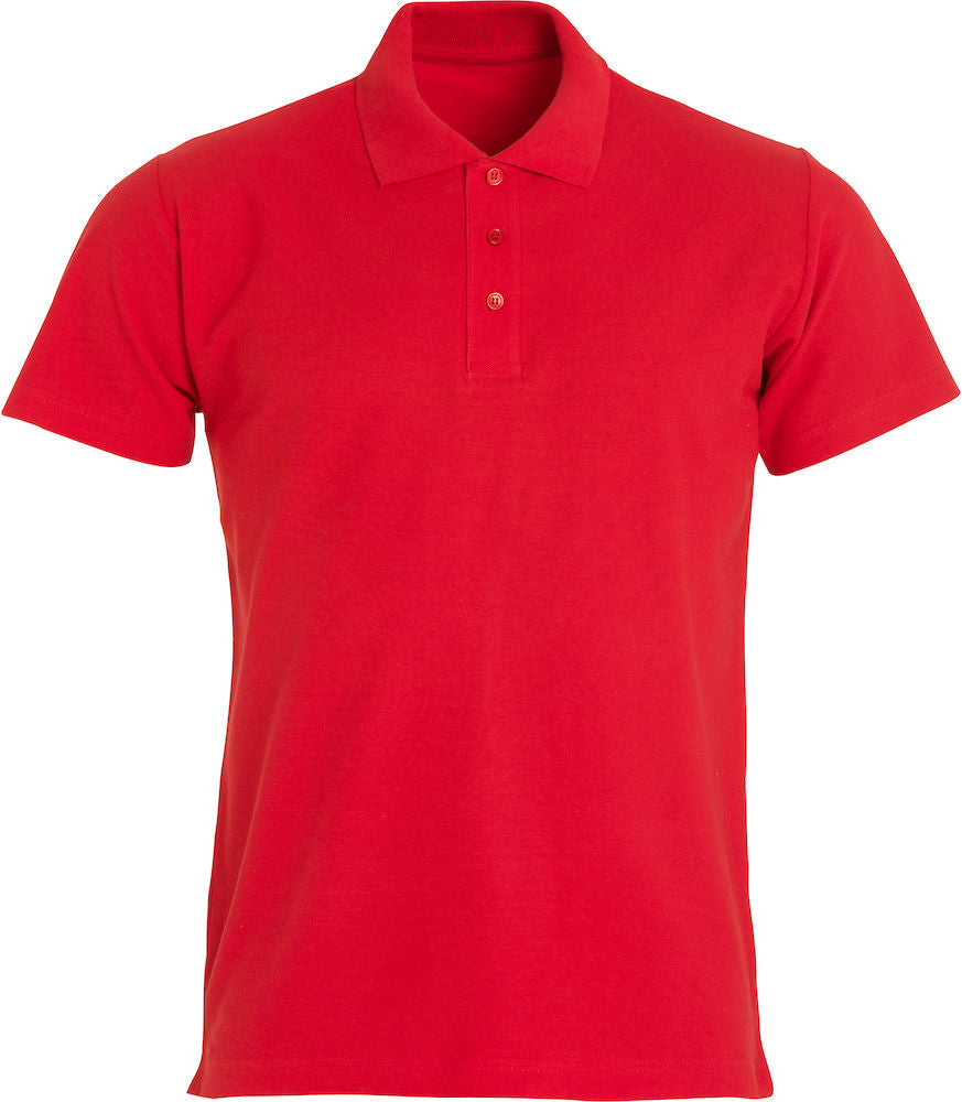 Clique Basic Polo. Mens Cotton Polo shirt. 13 Colours. S-4XL - Polo Shirt - Logo Free Clothing