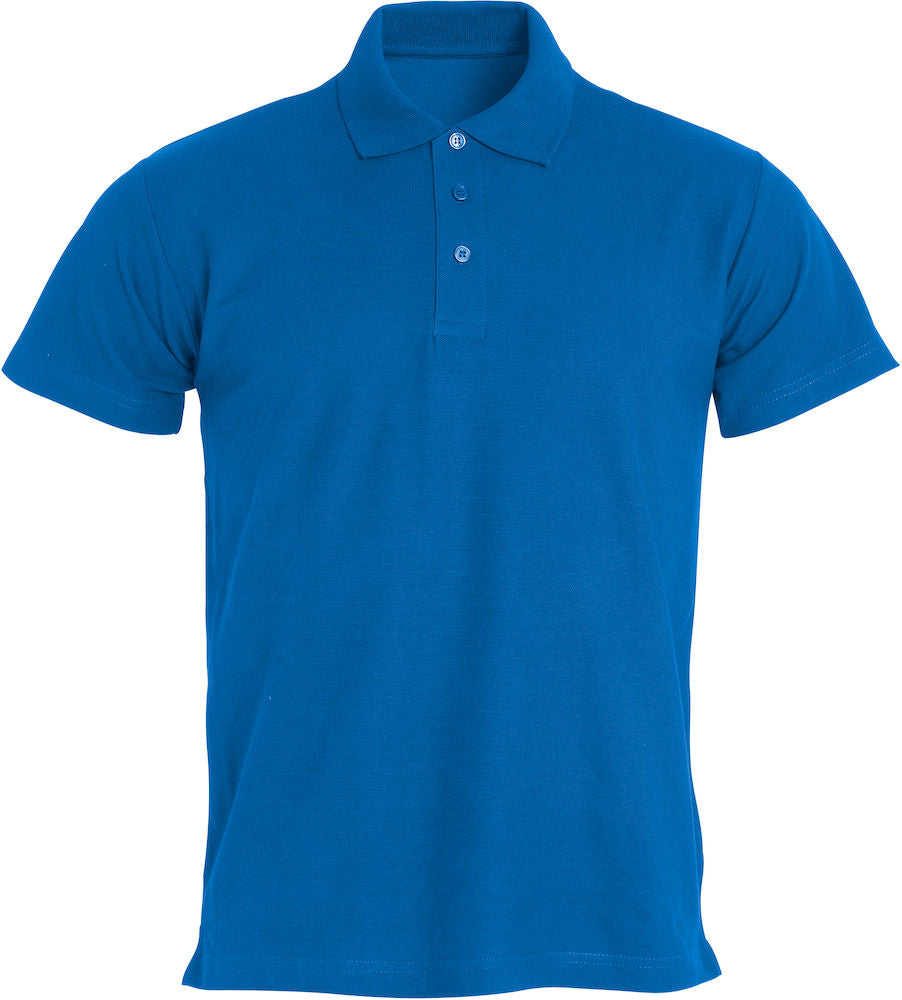 Clique Basic Polo. Mens Cotton Polo shirt. 13 Colours. S-4XL - Polo Shirt - Logo Free Clothing