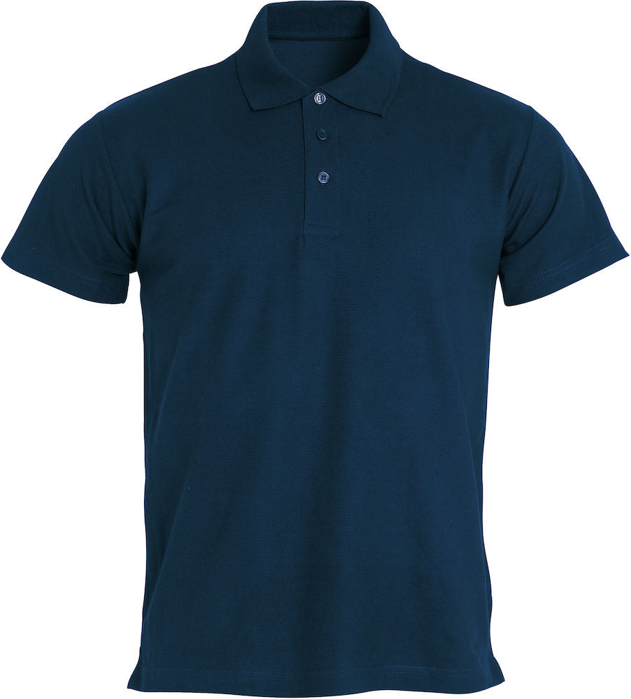 Clique Basic Polo. Mens Cotton Polo shirt. 13 Colours. S-4XL - Polo Shirt - Logo Free Clothing