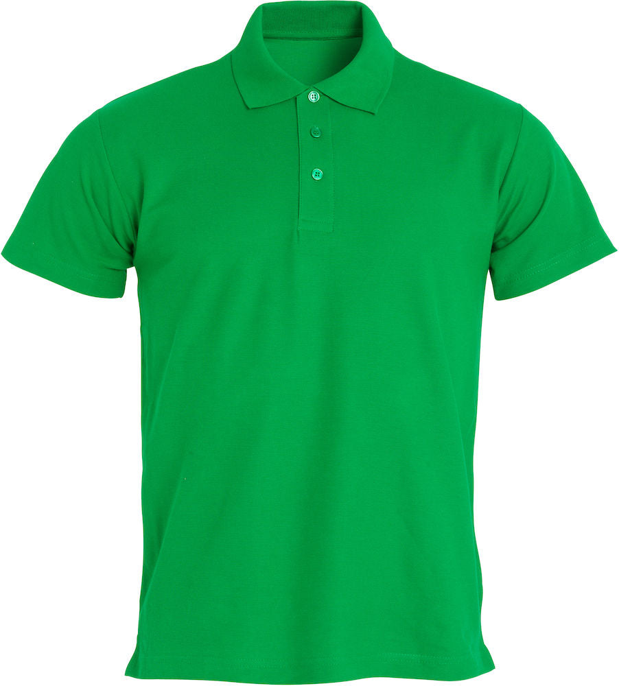 Clique Basic Polo. Mens Cotton Polo shirt. 13 Colours. S-4XL - Polo Shirt - Logo Free Clothing