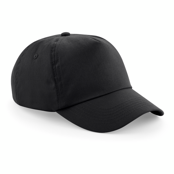 Beechfield Original 5 Panel Cap | Unisex | Cotton | Velcro Adjust | 25 Colours | One Size - Hat - Logo Free Clothing
