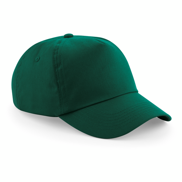 Beechfield Original 5 Panel Cap | Unisex | Cotton | Velcro Adjust | 25 Colours | One Size - Hat - Logo Free Clothing