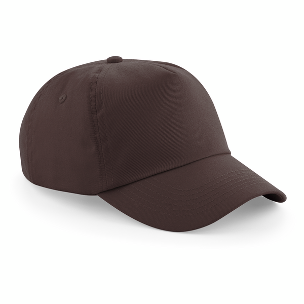Beechfield Original 5 Panel Cap | Unisex | Cotton | Velcro Adjust | 25 Colours | One Size - Hat - Logo Free Clothing