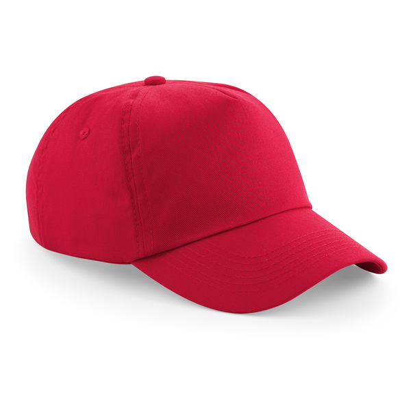 Beechfield Original 5 Panel Cap | Unisex | Cotton | Velcro Adjust | 25 Colours | One Size - Hat - Logo Free Clothing