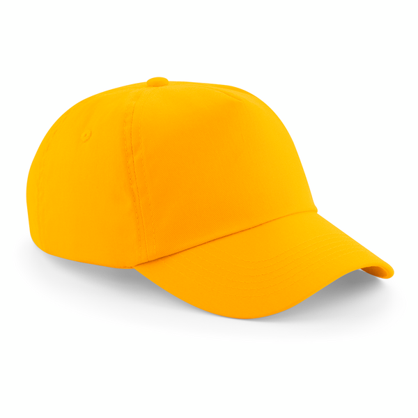 Beechfield Original 5 Panel Cap | Unisex | Cotton | Velcro Adjust | 25 Colours | One Size - Hat - Logo Free Clothing