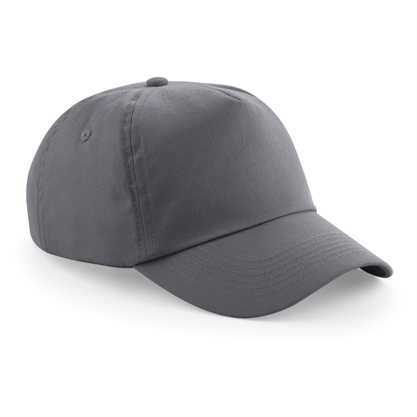 Beechfield Original 5 Panel Cap | Unisex | Cotton | Velcro Adjust | 25 Colours | One Size - Hat - Logo Free Clothing