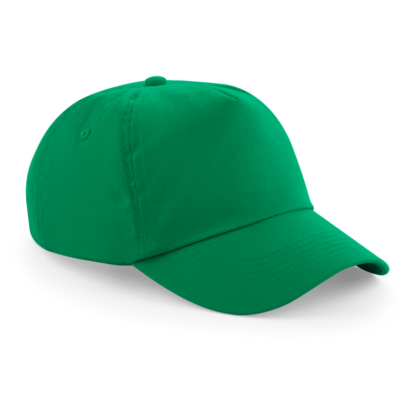 Beechfield Original 5 Panel Cap | Unisex | Cotton | Velcro Adjust | 25 Colours | One Size - Hat - Logo Free Clothing