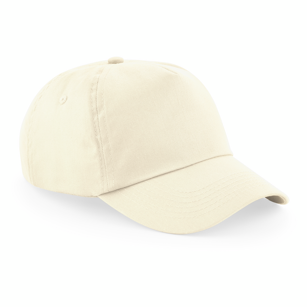 Beechfield Original 5 Panel Cap | Unisex | Cotton | Velcro Adjust | 25 Colours | One Size - Hat - Logo Free Clothing