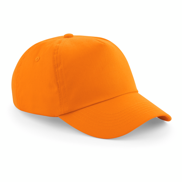 Beechfield Original 5 Panel Cap | Unisex | Cotton | Velcro Adjust | 25 Colours | One Size - Hat - Logo Free Clothing