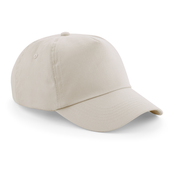 Beechfield Original 5 Panel Cap | Unisex | Cotton | Velcro Adjust | 25 Colours | One Size - Hat - Logo Free Clothing