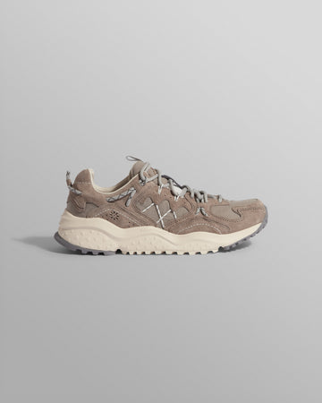 Flower Mountain YAMABUSHI - Light Grey Suede And Nylon Trainers