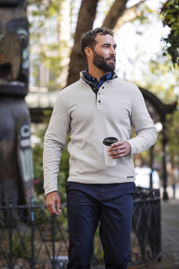 Cutter & Buck Hunts Point Men's Fleece Top | Wicking | Recycled | 4 Colours | S-4XL