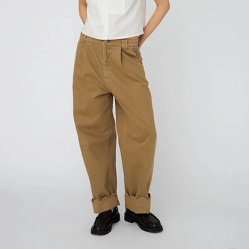Sand Scallop Edge Cotton Pants