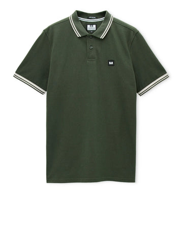 Weekend Offender Levanto Polo Shirt (Black Forest Green/Calcium)