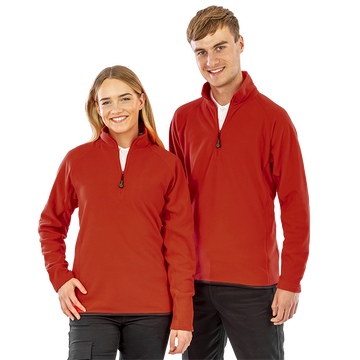 Result Recycled Unisex Microfleece Top | Lightweight Half Zip Fleece | 5 Colours | S-3XL - Fleece - Logo Free Clothing