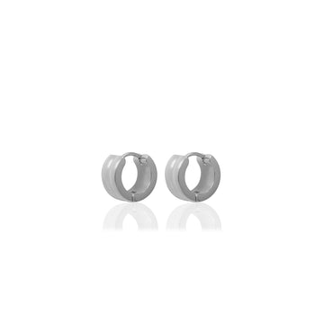 Silver Bonnie Hoop Earrings