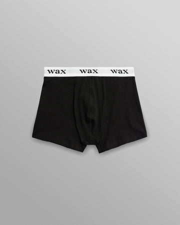 wax london men's Brodie - Black Stretch Cotton Boxers