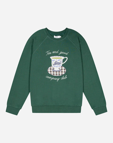 Cup of Tea Sweatshirt Green