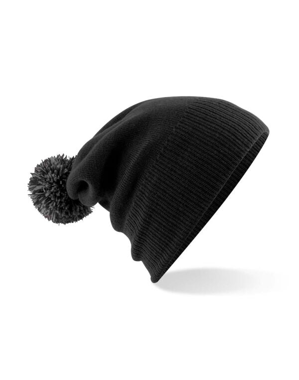 Beechfield Snowstar® Beanie | Unisex | Two-Tone Pom-Pom | 25 Colours | One Size - Hat - Logo Free Clothing