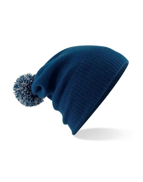 Beechfield Snowstar® Beanie | Unisex | Two-Tone Pom-Pom | 25 Colours | One Size - Hat - Logo Free Clothing