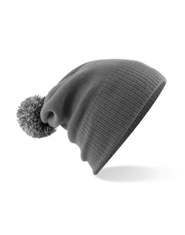 Beechfield Snowstar® Beanie | Unisex | Two-Tone Pom-Pom | 25 Colours | One Size - Hat - Logo Free Clothing