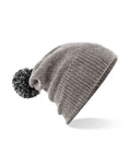 Beechfield Snowstar® Beanie | Unisex | Two-Tone Pom-Pom | 25 Colours | One Size - Hat - Logo Free Clothing