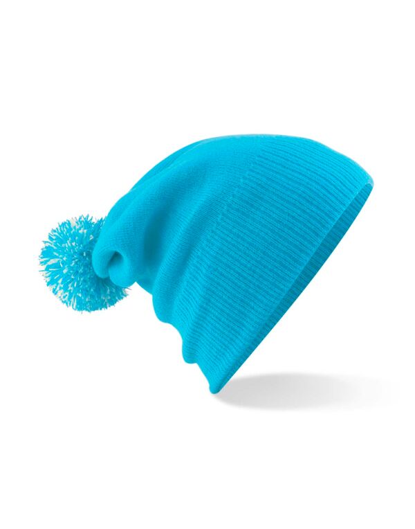 Beechfield Snowstar® Beanie | Unisex | Two-Tone Pom-Pom | 25 Colours | One Size - Hat - Logo Free Clothing