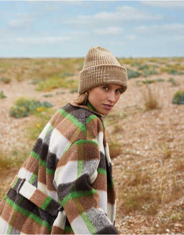 Beechfield Chunky Knitted Patch Beanie | Unisex | Heavyweight | Double Knit | 4 Colours | One Size