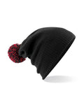 Beechfield Snowstar® Beanie | Unisex | Two-Tone Pom-Pom | 25 Colours | One Size - Hat - Logo Free Clothing