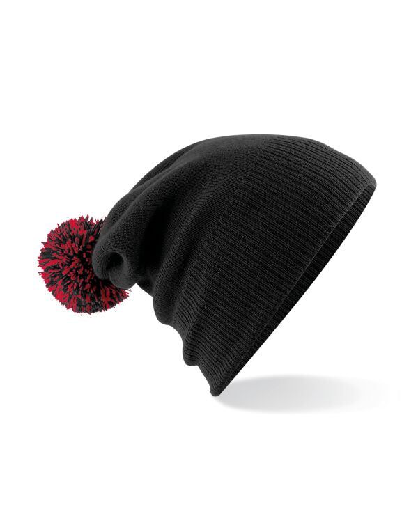Beechfield Snowstar® Beanie | Unisex | Two-Tone Pom-Pom | 25 Colours | One Size - Hat - Logo Free Clothing