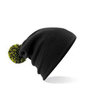 Beechfield Snowstar® Beanie | Unisex | Two-Tone Pom-Pom | 25 Colours | One Size - Hat - Logo Free Clothing
