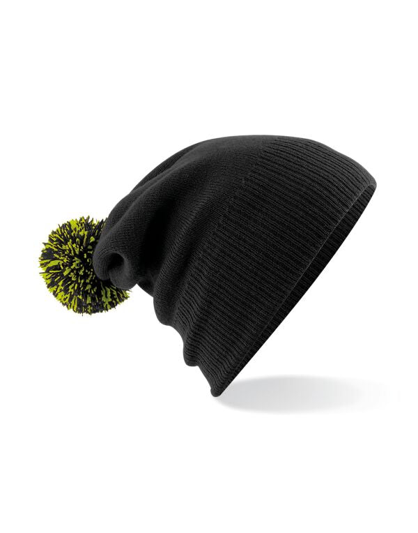 Beechfield Snowstar® Beanie | Unisex | Two-Tone Pom-Pom | 25 Colours | One Size - Hat - Logo Free Clothing